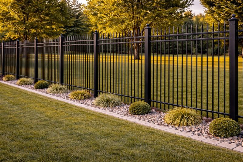 Black Metal Fence Installation in St Louis, MO