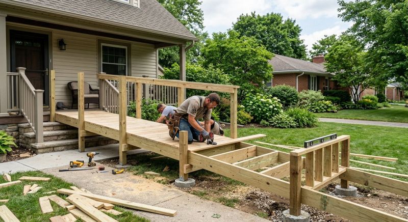 Handicap Ramp Replacement in Conroe, TX