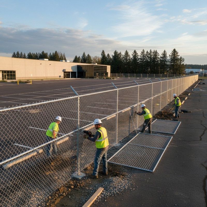 Industrial Fence Installation